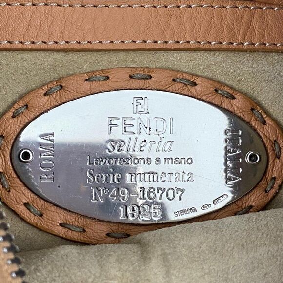 Fendi Selleria Tan Hobo Bag - Picture 8 of 9